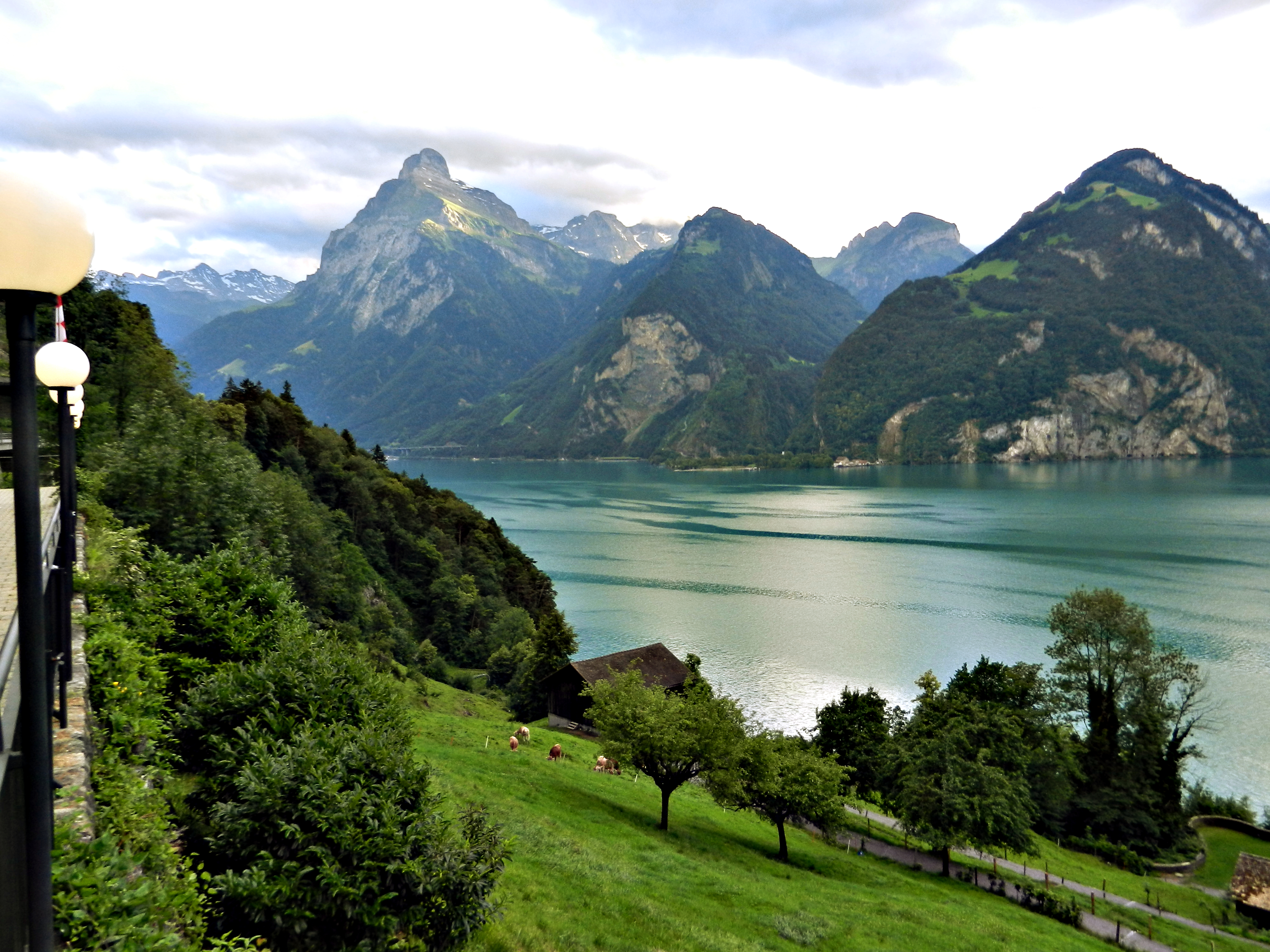 Fluelen Lake Lucerne Switzerland