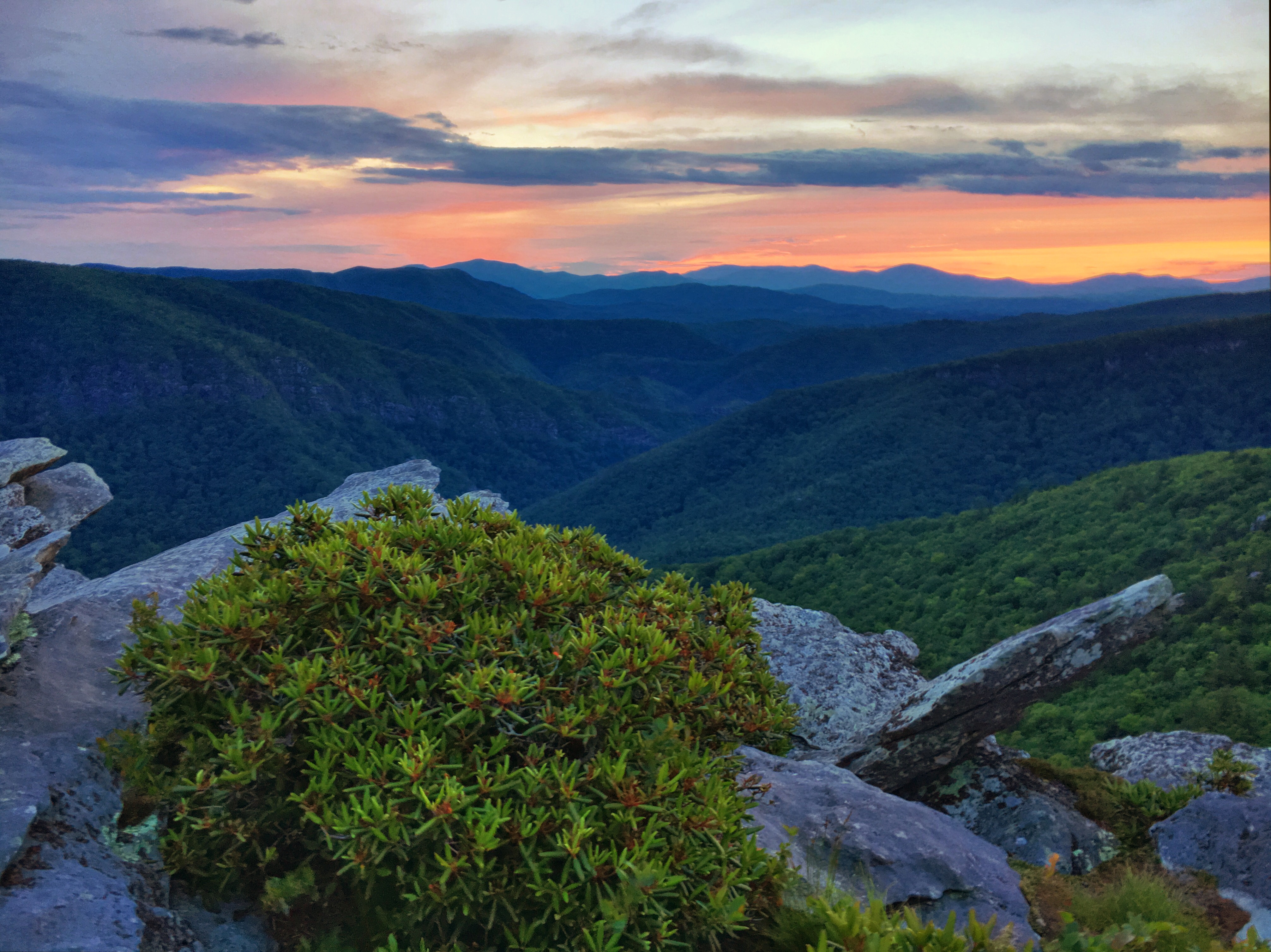 Linville Gorge from Hawksbill